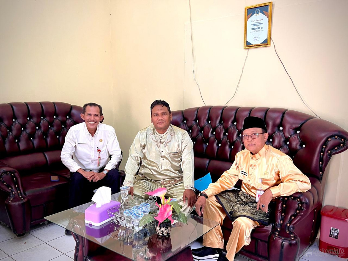 Silaturrahmi  Kadis Kominfo dan Kadis Perkim kabupaten Bungo d Kantor Diskominfo Kab. Sarolangun