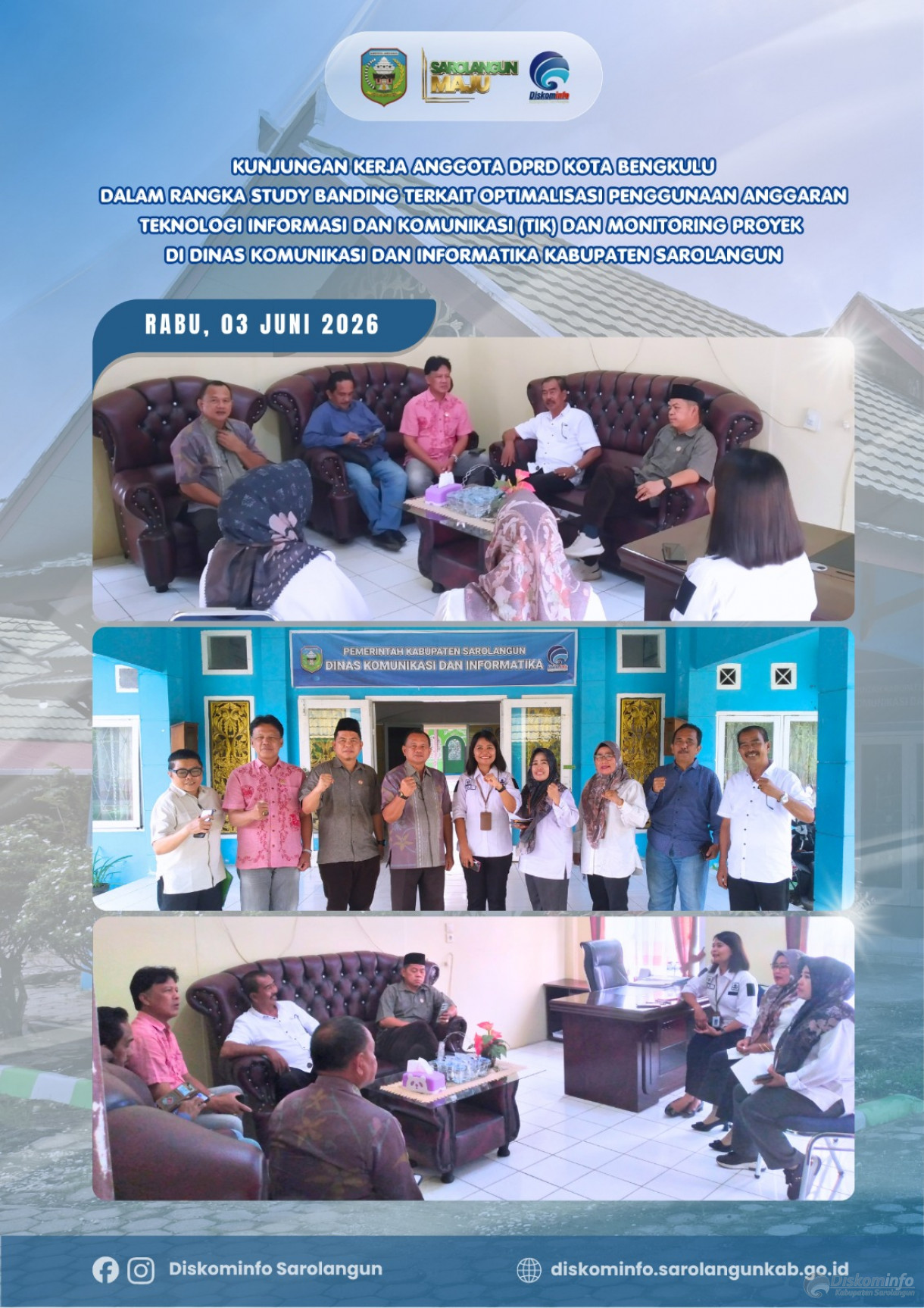 kunjungan kerja anggota dprd kota bengkulu